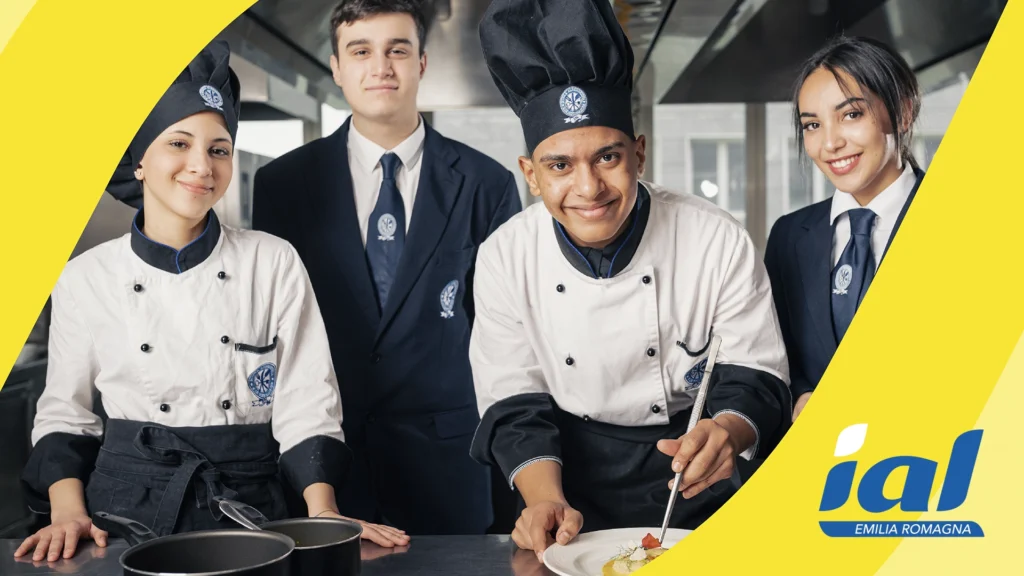 Ragazzi della Scuola Alberghiera e di Ristorazione di Cesenatico di IAL Emilia-Romagna